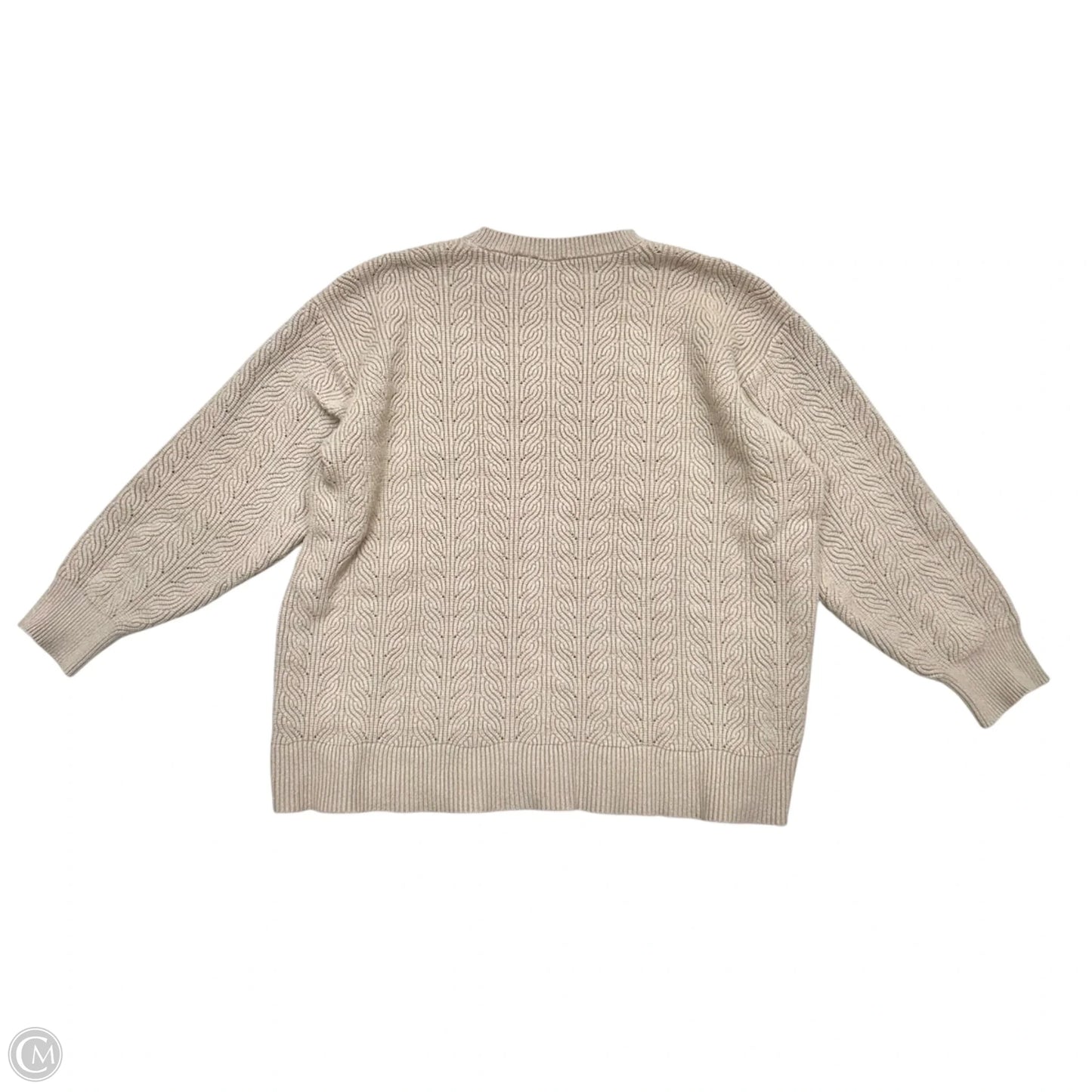Sweater By Cyrus In Taupe, Size: 3x