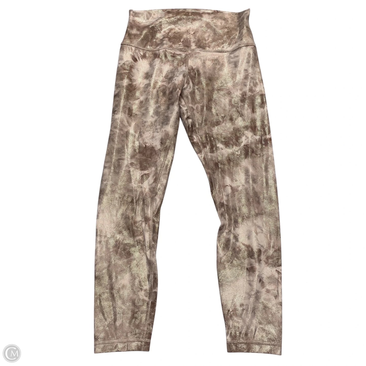 Athletic Leggings By Lululemon In Rose Gold, Size: M