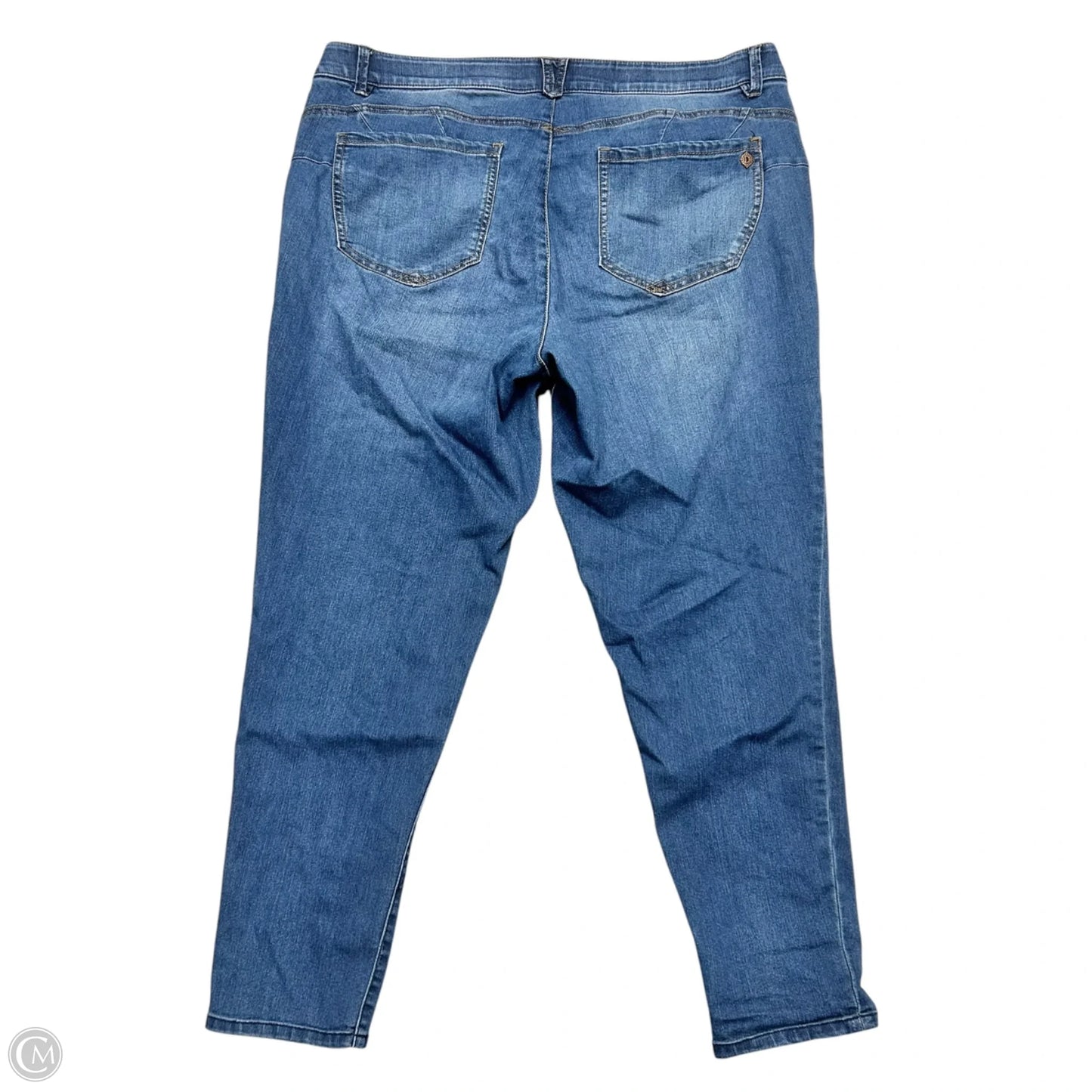 Jeans Skinny By Democracy In Blue Denim, Size: 20