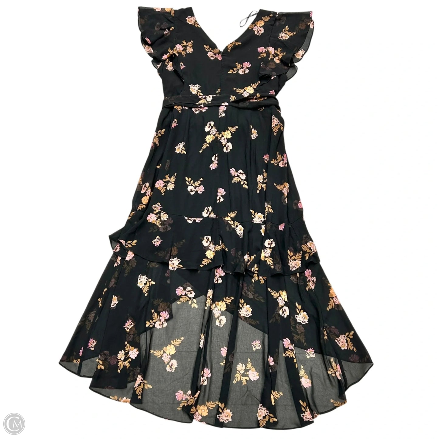 Dress Party Long By City Chic In Black & Pink, Size: 2x