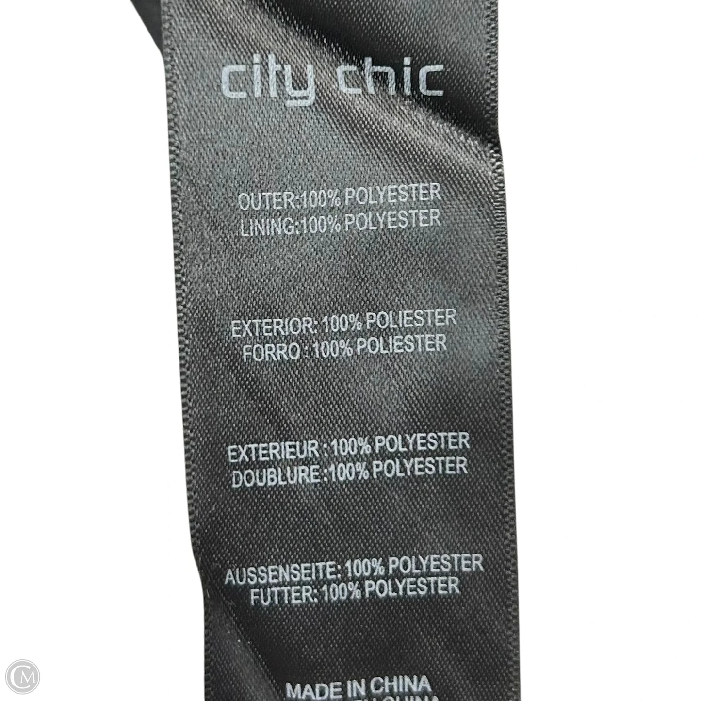 Dress Party Long By City Chic In Black & Pink, Size: 2x