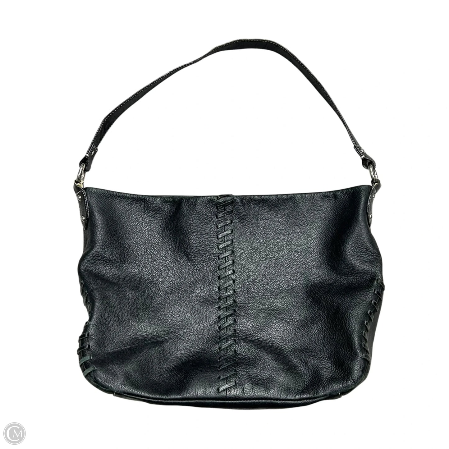 Handbag Leather By Clarks, Size: Medium
