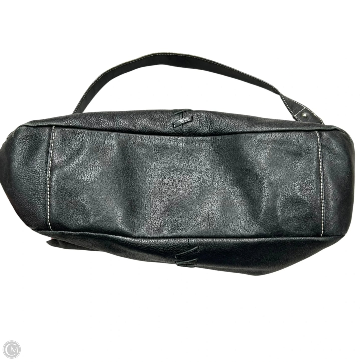 Handbag Leather By Clarks, Size: Medium