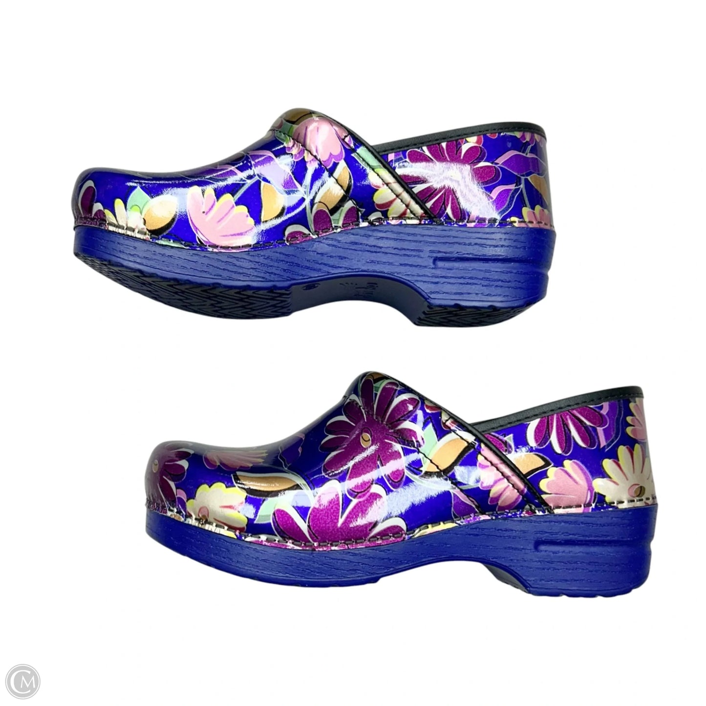 Shoes Heels Block By Dansko In Floral Print, Size: 10.5