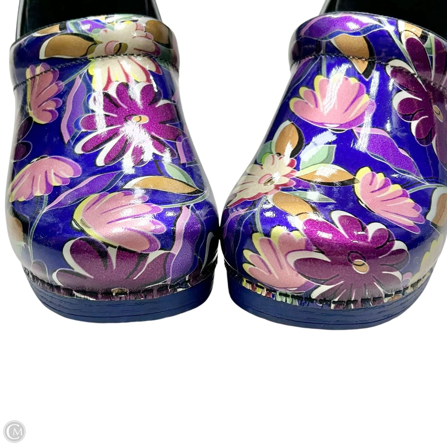 Shoes Heels Block By Dansko In Floral Print, Size: 10.5