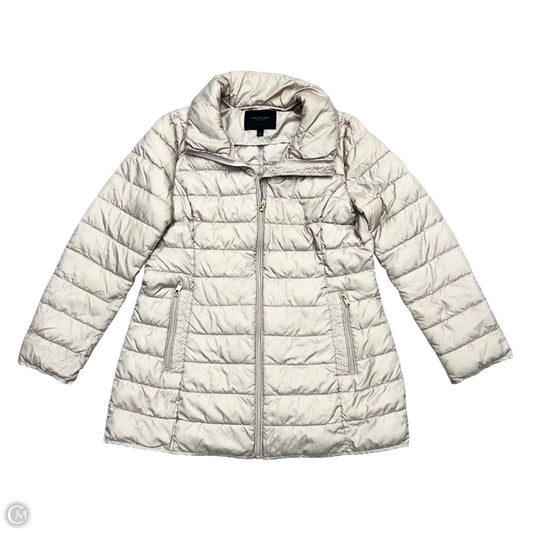 Coat Puffer & Quilted By Marc New York In Beige, Size: L