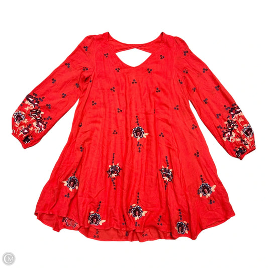 Dress Casual Short By Free People In Red, Size: Xs
