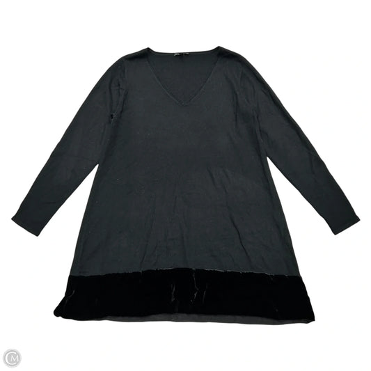 Dress Sweater By Eileen Fisher In Black, Size: M
