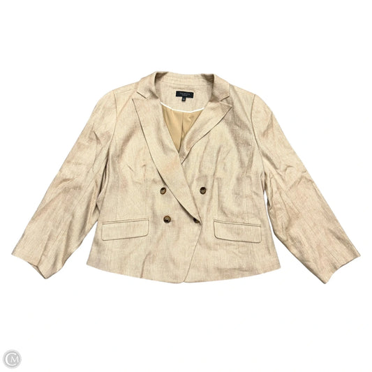 Blazer By Talbots In Tan, Size: 3Xp