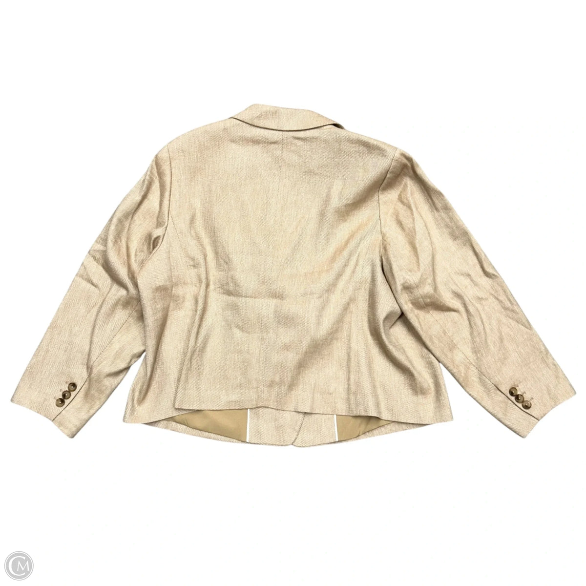 Blazer By Talbots In Tan, Size: 3Xp