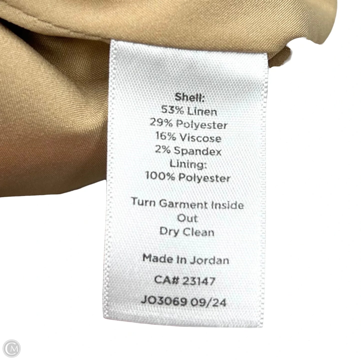 Blazer By Talbots In Tan, Size: 3Xp