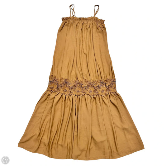 Dress Party Long By Commense In Brown, Size: M
