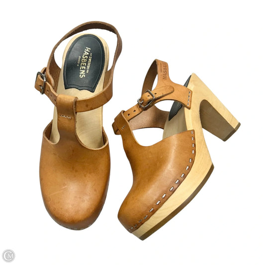 Shoes Heels Block By Hasbeens In Brown, Size: 5.5