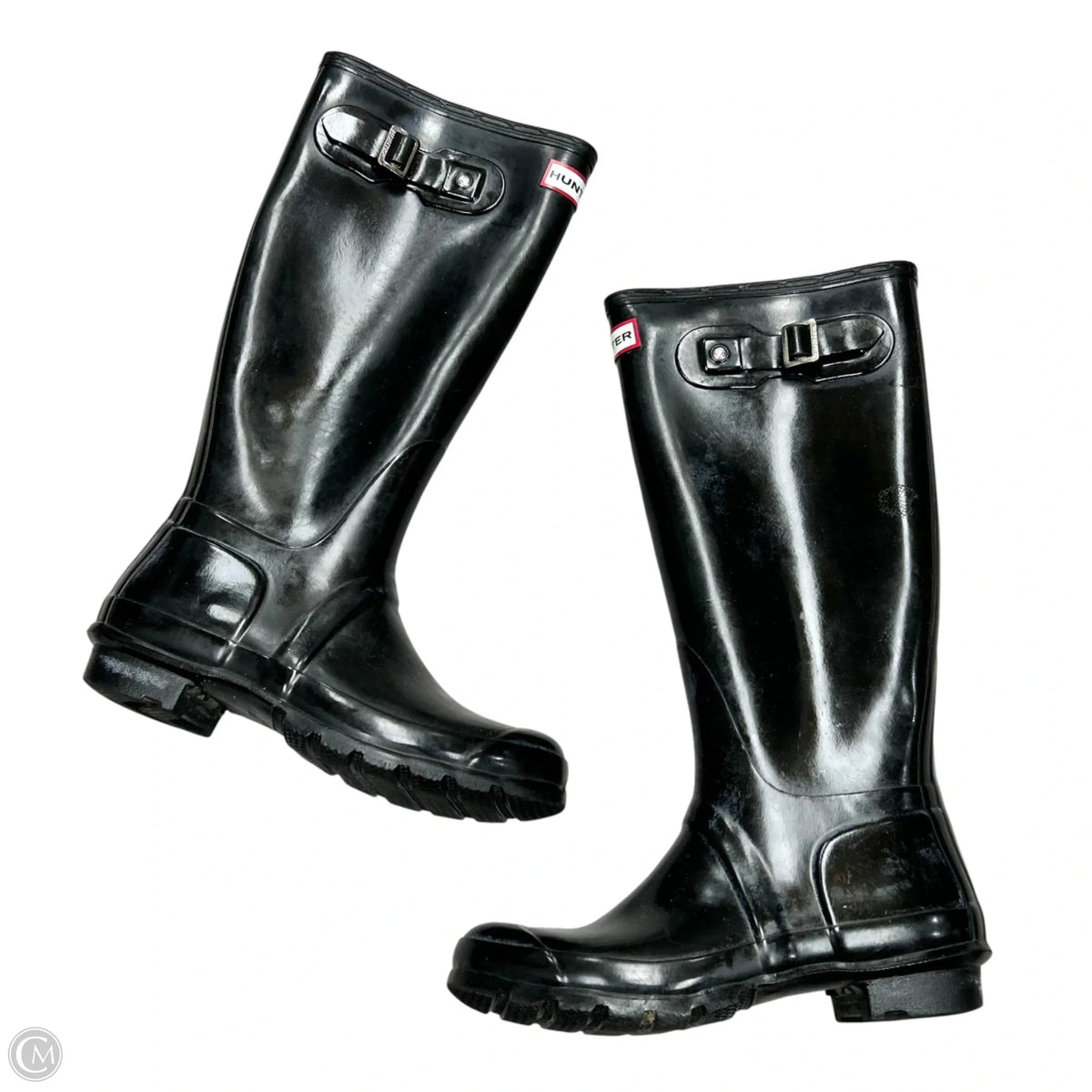 Boots Rain By Hunter In Black, Size: 7