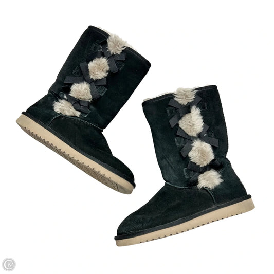 Boots Mid-calf Flats By Koolaburra By Ugg In Black, Size: 8