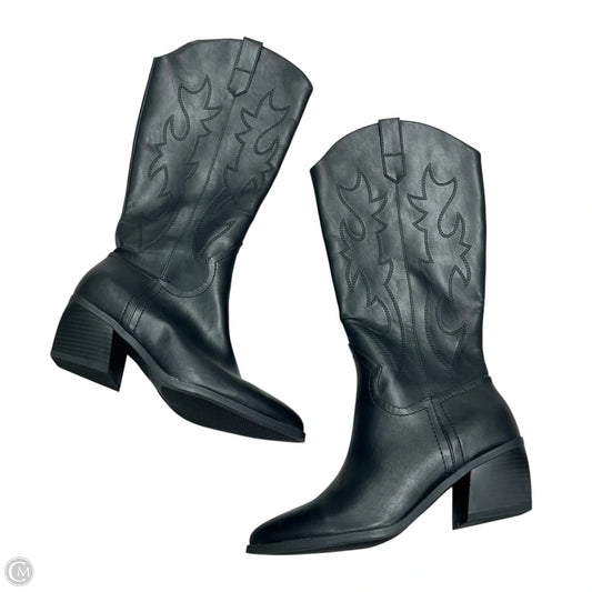 Boots Western By Madden Nyc In Black, Size: 9