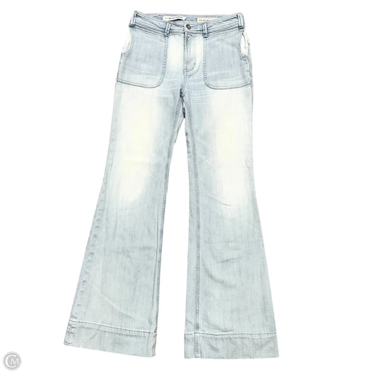 Jeans Flared By Pilcro In Blue Denim, Size: 4