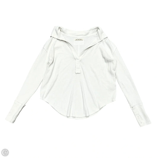 Top Long Sleeve By We The Free In Ivory, Size: Xs