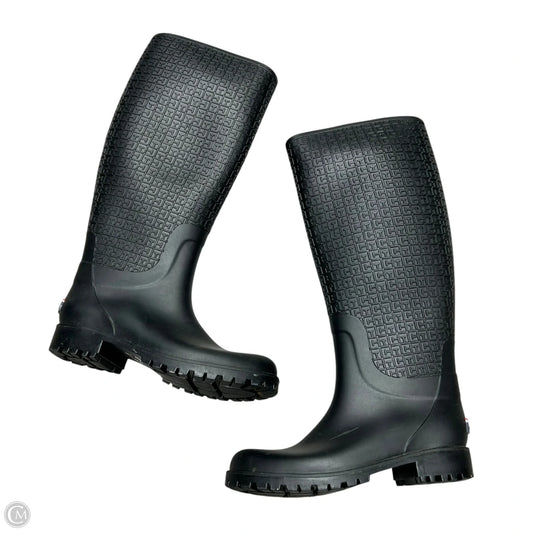 Boots Rain By Tommy Hilfiger In Black, Size: 8