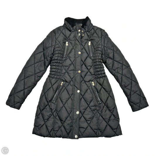 Coat Puffer & Quilted By Laundry In Black, Size: M