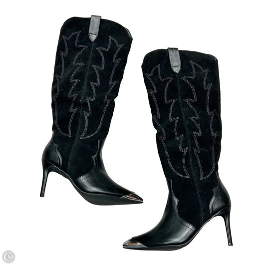 Boots Western By Just Fab In Black, Size: 8