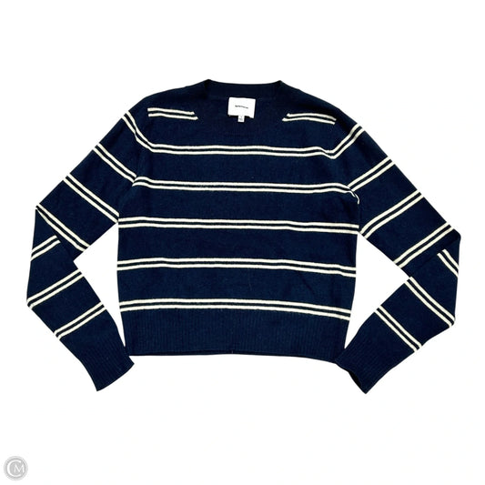 Sweater Cashmere By Reformation In Blue & Cream, Size: S