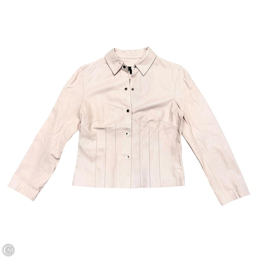 Jacket Leather By Siena Studios In Pink, Size: S