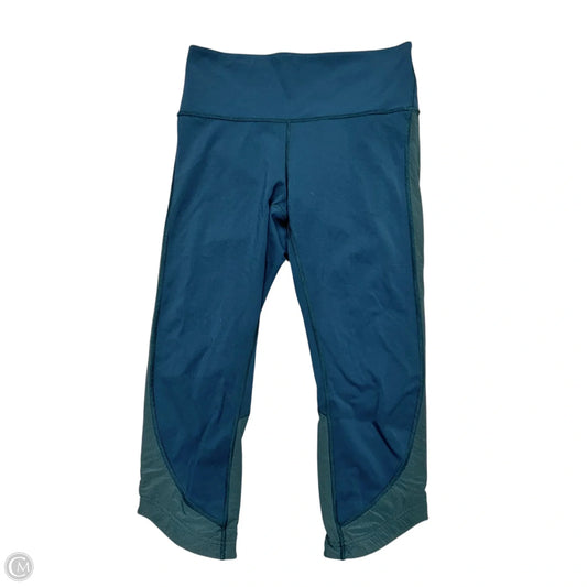 Athletic Leggings Capris By Lululemon In Blue, Size: M