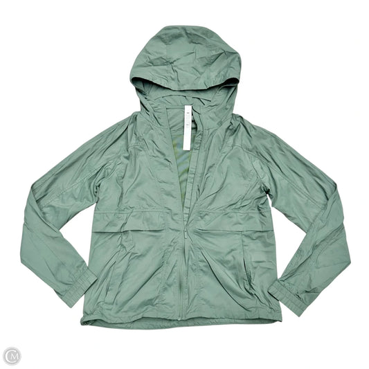 Athletic Jacket By Lululemon In Green, Size: S