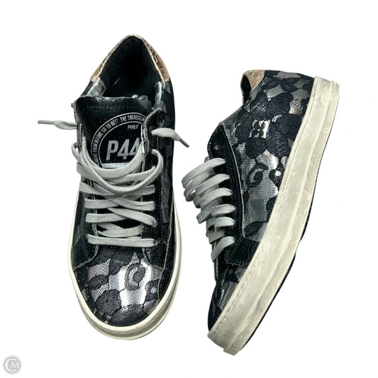 Shoes Sneakers By P448 In Black & White, Size: 5.5