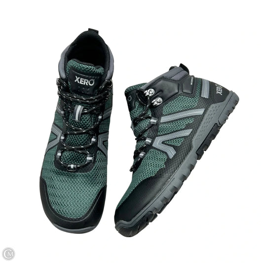 Boots Hiking By Xero In Black & Green, Size: 8.5