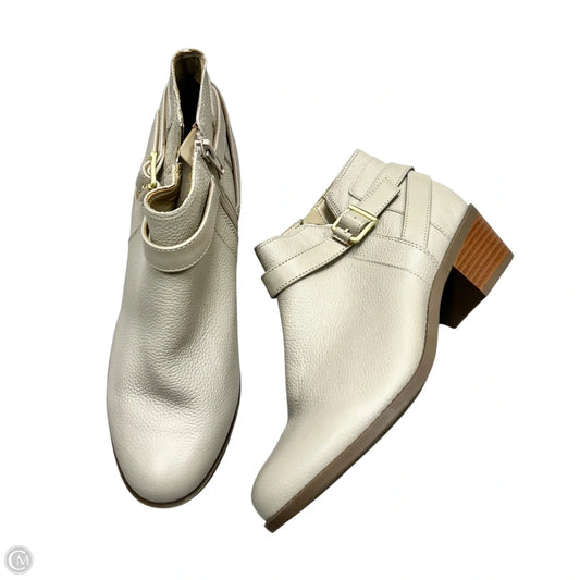Boots Ankle Heels By Vionic In Taupe, Size: 8.5