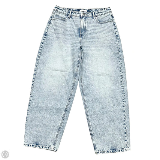 Jeans Wide Leg By Loft In Blue Denim, Size: 10