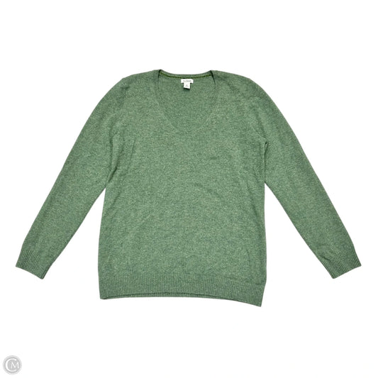 Sweater Cashmere By L.l. Bean In Green, Size: M