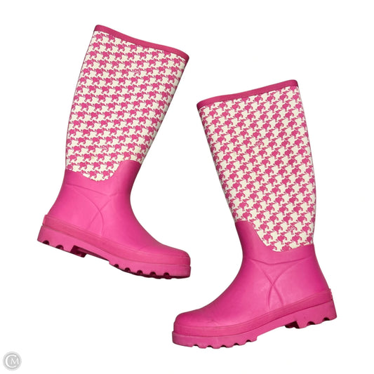 Boots Designer By Lilly Pulitzer In Pink, Size: 6
