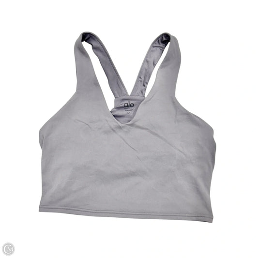 Athletic Bra By Alo In Grey, Size: M