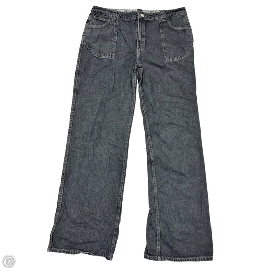Jeans Boyfriend By Damson Madder In Grey Denim, Size: 16
