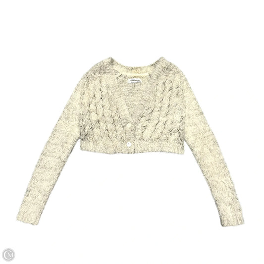 Sweater Cardigan By Anthropologie In Beige, Size: Xs
