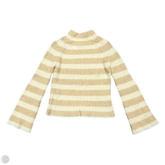 Sweater By Maeve In Cream & Tan, Size: Xs