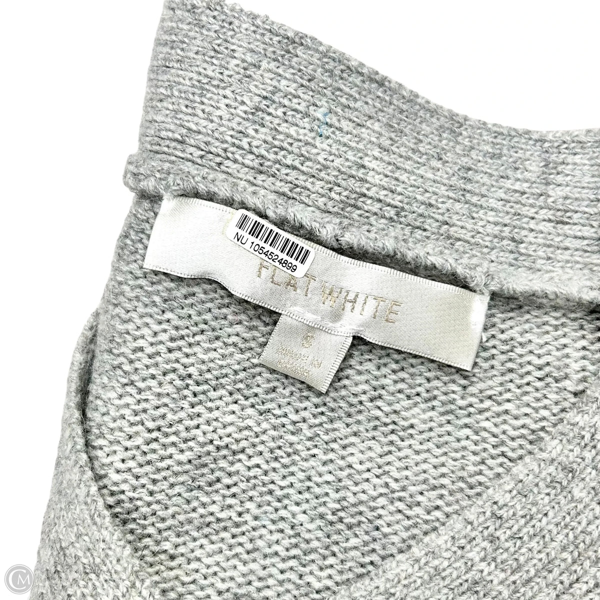 Sweater By Flat White In Grey, Size: S