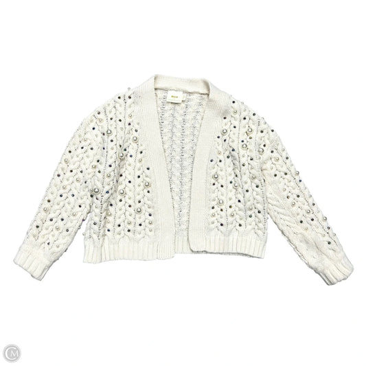 Sweater Cardigan By Maeve In Cream, Size: Osfm