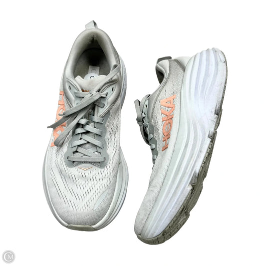 Shoes Athletic By Hoka In Grey, Size: 8