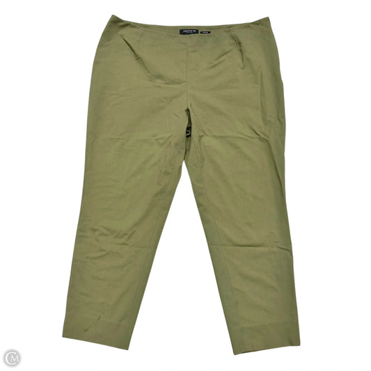 Pants Designer By Lafayette 148 In Green, Size: 16