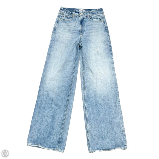 Jeans Wide Leg By Paige In Blue Denim, Size: 4