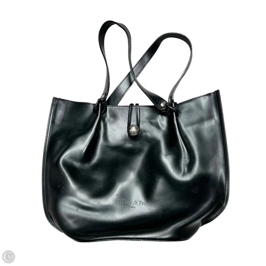Handbag Leather By Tiffany & Fred, Size: Small