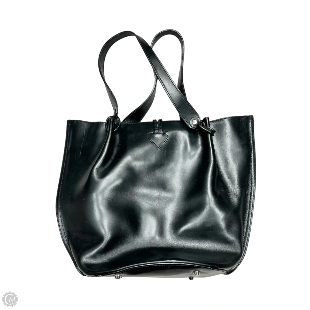 Handbag Leather By Tiffany & Fred, Size: Small