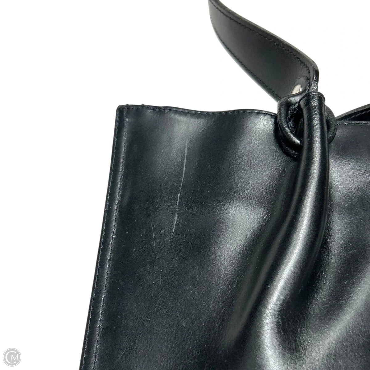 Handbag Leather By Tiffany & Fred, Size: Small