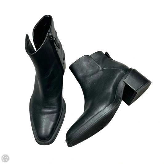 Boots Ankle Heels By Franco Sarto In Black, Size: 9.5