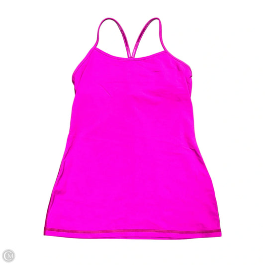 Athletic Tank Top By Lululemon In Pink, Size: M