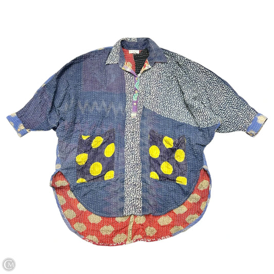 Jacket Other By Kantha Bae In Blue & Red, Size: Osfm